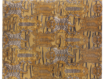 TINGRI - Patterned rectangular wool and bamboo silk rug by ETRO Home Interiors - view 2